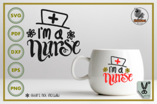I m a Nurse Silhouette: Graphics for Crafts