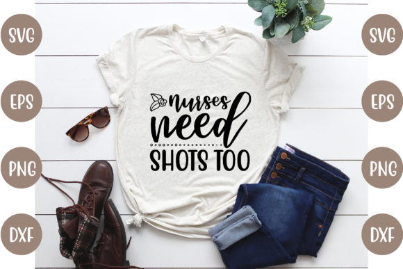Nurse Design Graphics for Crafts Branding
