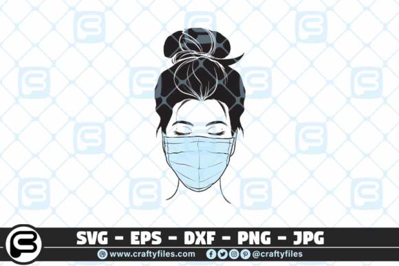 Nurse Head with Stethoscope: Graphics for Crafts