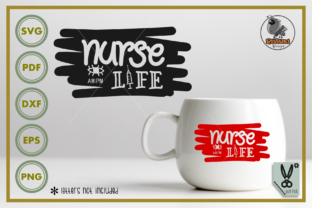 Nurse Life Silhouette: Graphics for Crafts
