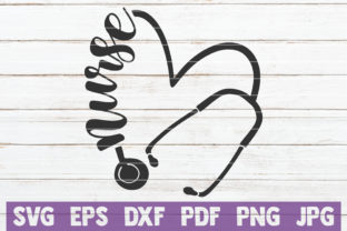 Nurse Stethoscope Graphics for Crafts