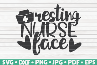 Resting Nurse Face: Graphics for Crafts