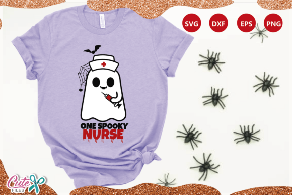 Spooky Nurse Halloween Graphics for Crafts